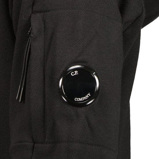 Diagonal Raised Fleece Lens Zip Hoodie - Casual Basement