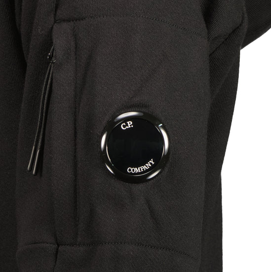 Diagonal Raised Fleece Lens Zip Hoodie - Casual Basement