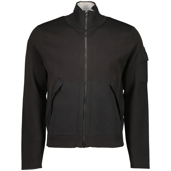 Metropolis Cotton/Nylon Zipped Cardigan - Casual Basement