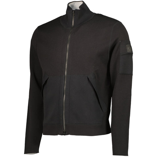 Metropolis Cotton/Nylon Zipped Cardigan - Casual Basement