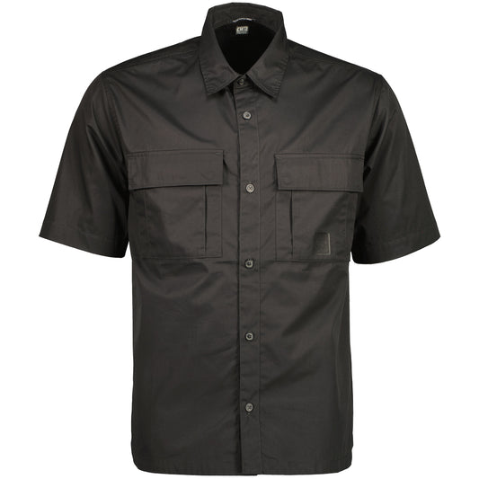 Metropolis Short Sleeve Gabardine Shirt - Casual Basement