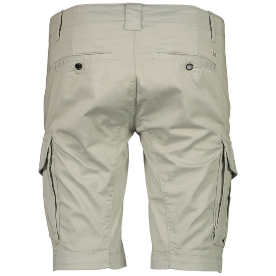 Satin Stretch Lens Cargo Shorts - Casual Basement