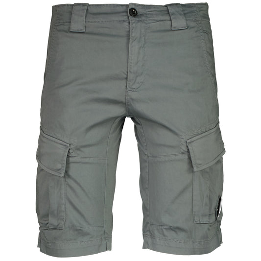 Satin Stretch Lens Cargo Shorts - Casual Basement