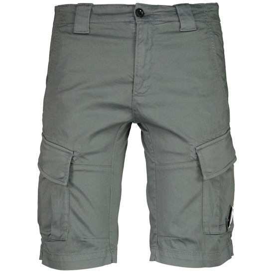Satin Stretch Lens Cargo Shorts - Casual Basement