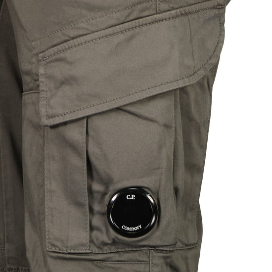 Satin Stretch Lens Cargo Shorts - Casual Basement