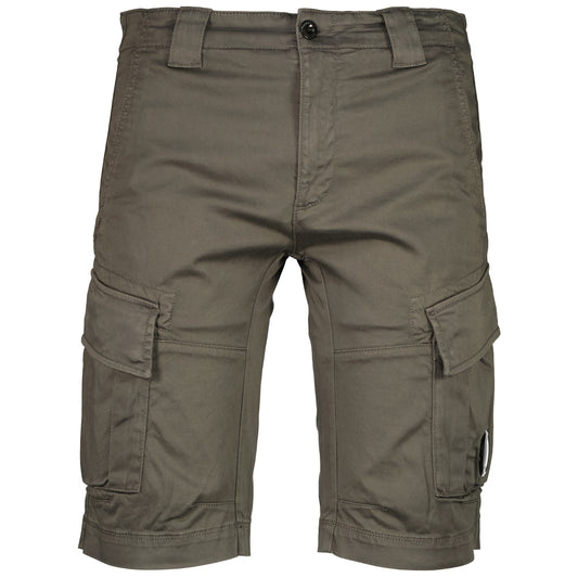 Satin Stretch Lens Cargo Shorts - Casual Basement