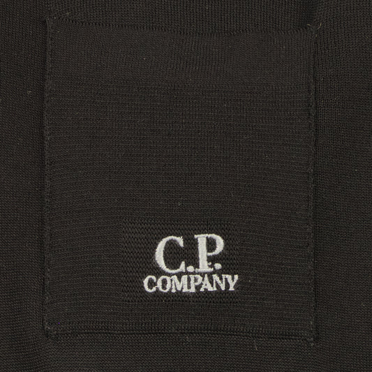 Knitted Pocket Logo Polo - Casual Basement
