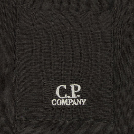Knitted Pocket Logo Polo - Casual Basement