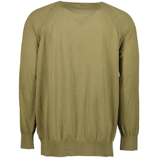 Linen Crewneck Jumper - Casual Basement