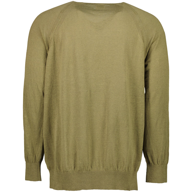 Linen Crewneck Jumper - Casual Basement