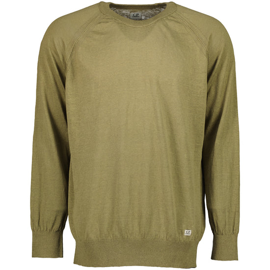 Linen Crewneck Jumper - Casual Basement
