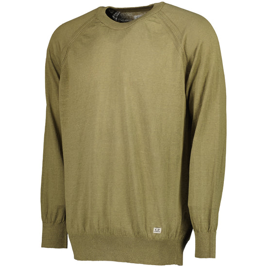 Linen Crewneck Jumper - Casual Basement