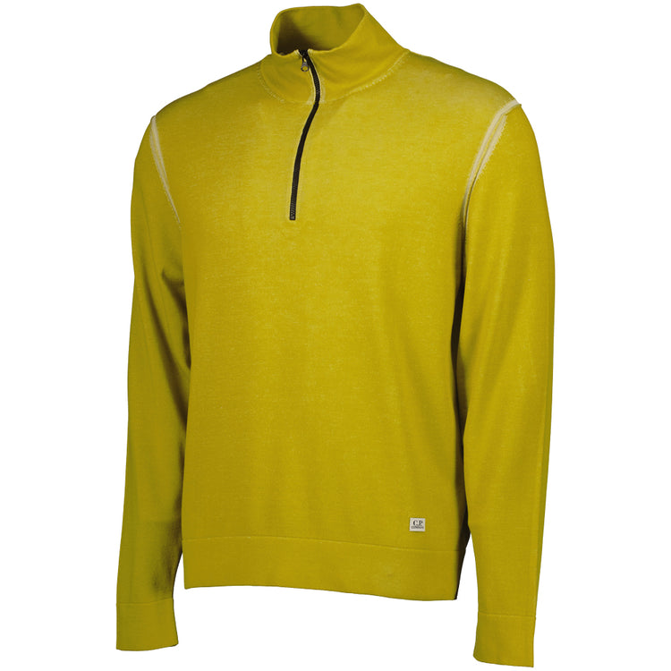 Cotton/Nylon Quarter Zip Knit - Casual Basement