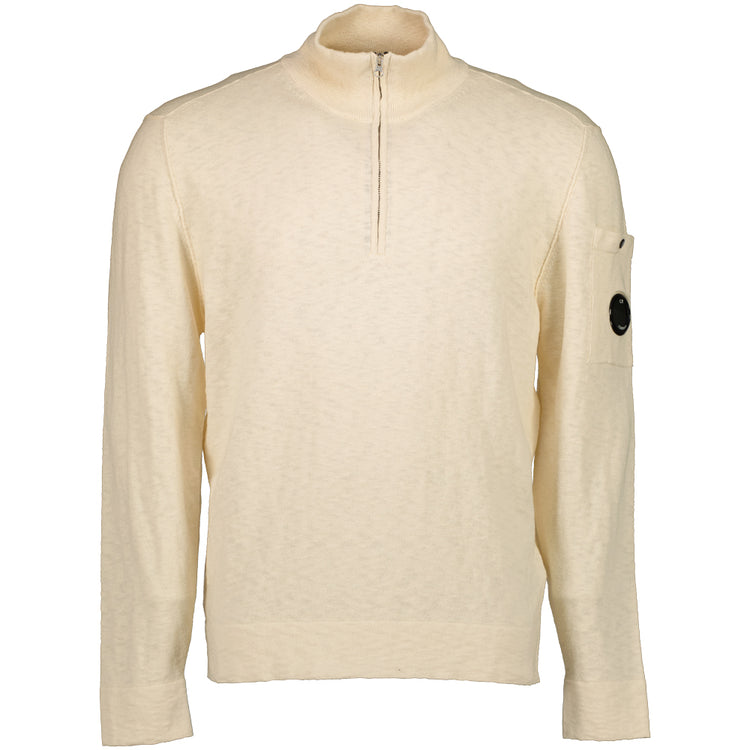 Cotton/Nylon Quarter Zip Knit - Casual Basement