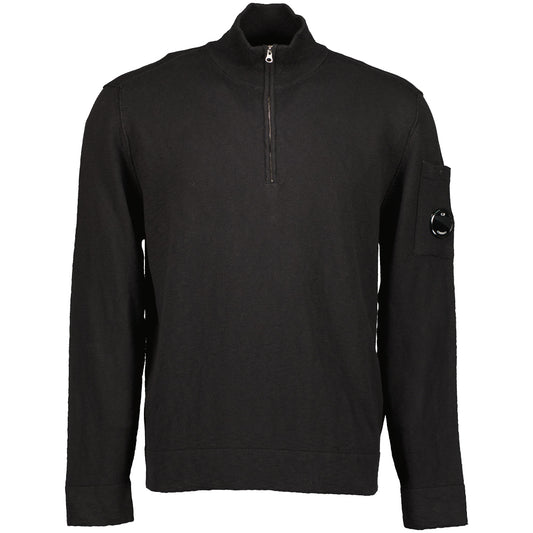 Cotton/Nylon Quarter Zip Knit - Casual Basement