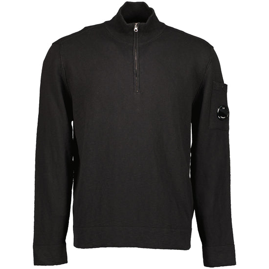 Cotton/Nylon Quarter Zip Knit - Casual Basement