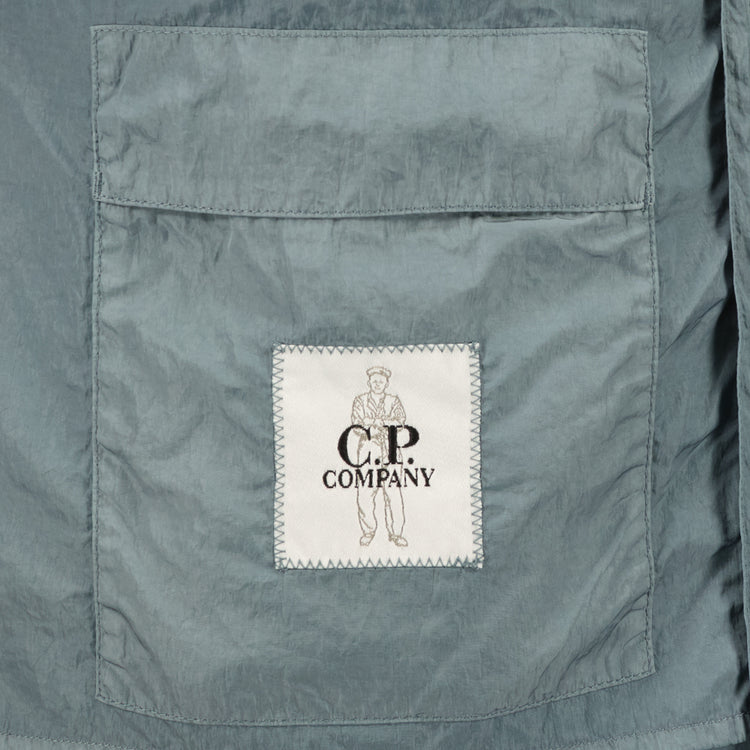 Chrome-R Short Sleeve Lens Overshirt - Casual Basement