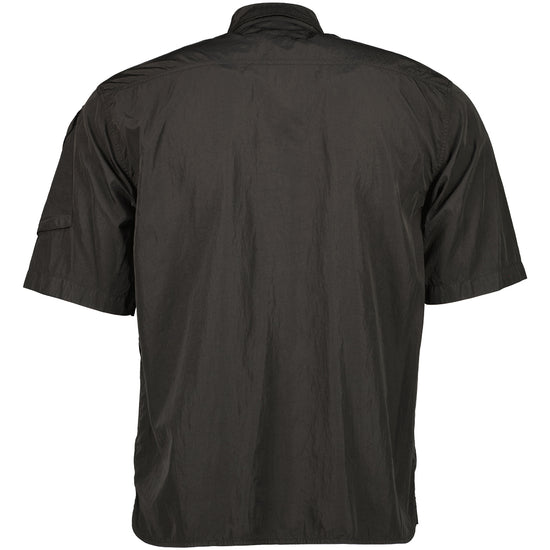 Chrome-R Short Sleeve Lens Overshirt - Casual Basement