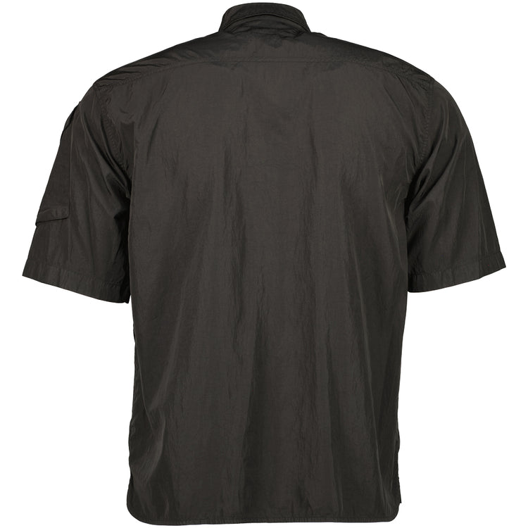 Chrome-R Short Sleeve Lens Overshirt - Casual Basement