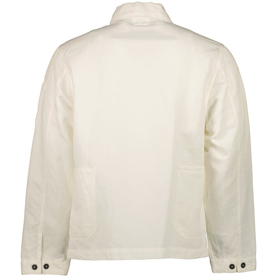 Cotton/Linen Lens Overshirt - Casual Basement