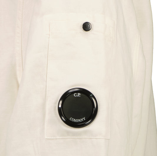 Cotton/Linen Lens Overshirt - Casual Basement