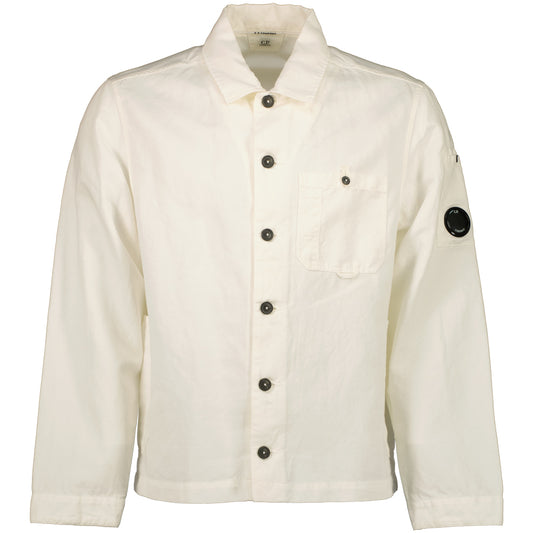 Cotton/Linen Lens Overshirt - Casual Basement
