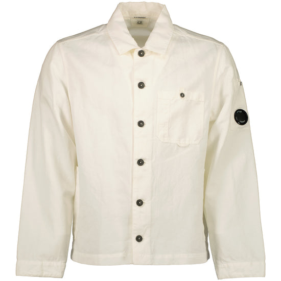 Cotton/Linen Lens Overshirt - Casual Basement