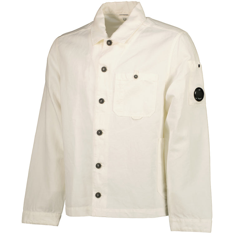 Cotton/Linen Lens Overshirt - Casual Basement