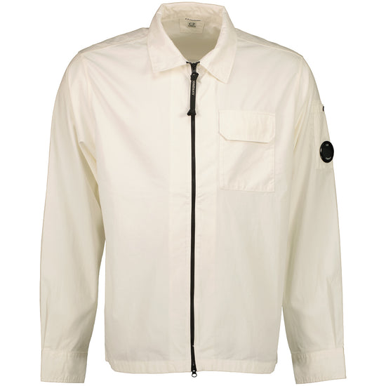 Gabardine Zip Up Lens Overshirt - Casual Basement