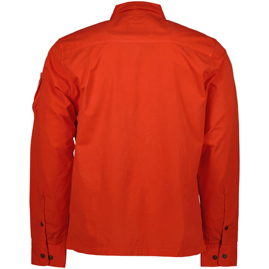 Gabardine Zip Up Lens Overshirt - Casual Basement