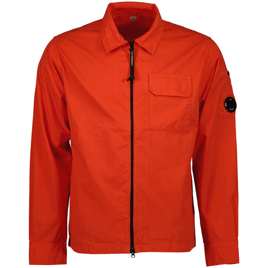 Gabardine Zip Up Lens Overshirt - Casual Basement