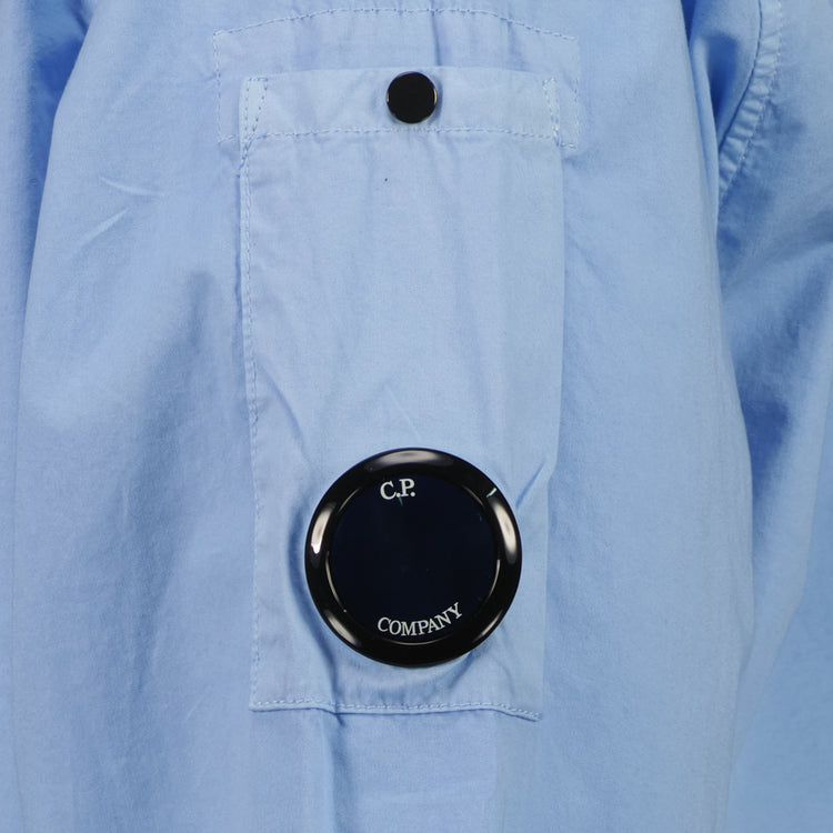 Gabardine Zip Up Lens Overshirt - Casual Basement