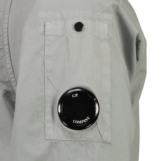 Gabardine Zip Up Lens Overshirt - Casual Basement