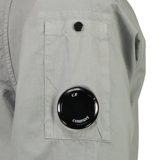 Gabardine Zip Up Lens Overshirt - Casual Basement