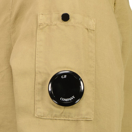 Cotton/Linen Lens Overshirt - Casual Basement