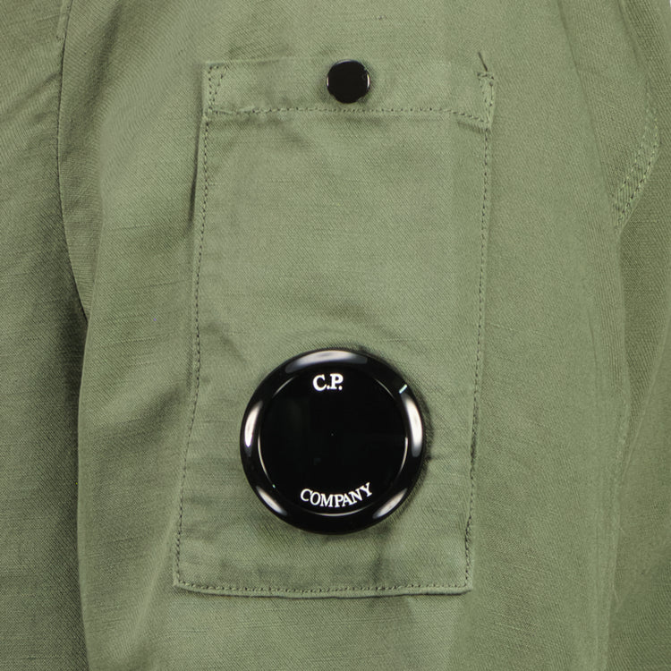 Cotton/Linen Lens Overshirt - Casual Basement