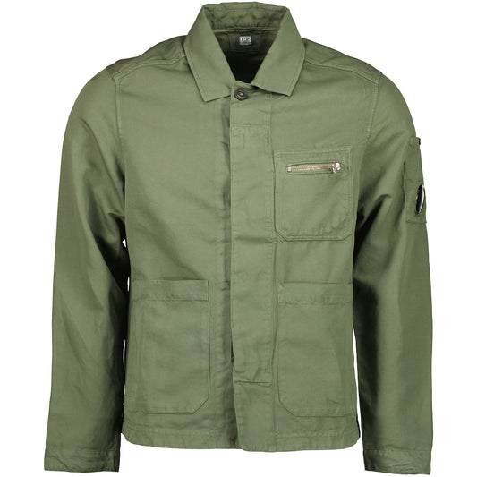 Cotton/Linen Lens Overshirt - Casual Basement