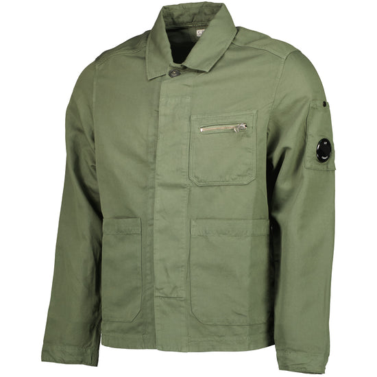 Cotton/Linen Lens Overshirt - Casual Basement