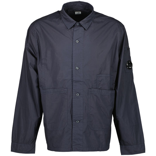 Popeline Lens Overshirt - Casual Basement