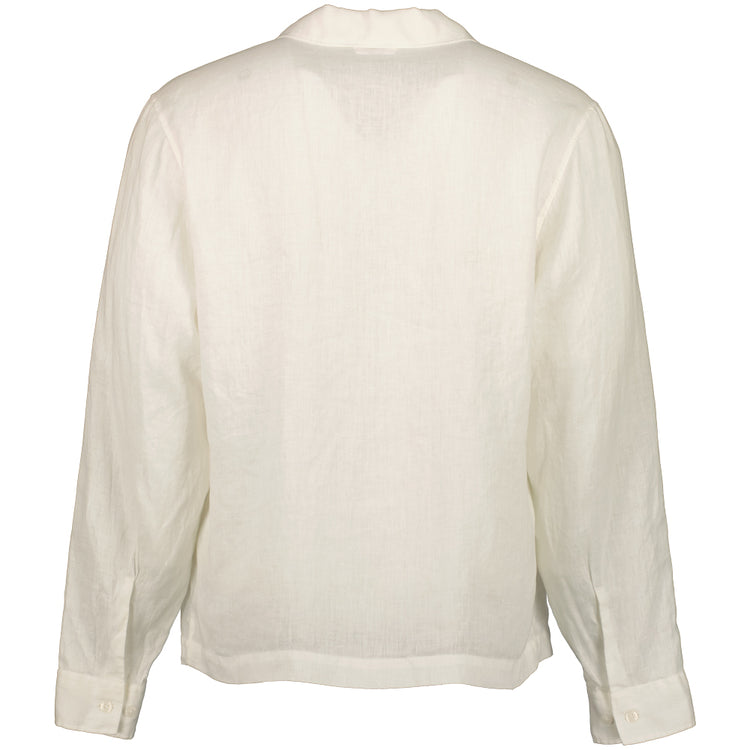 Long Sleeve Linen Overshirt - Casual Basement