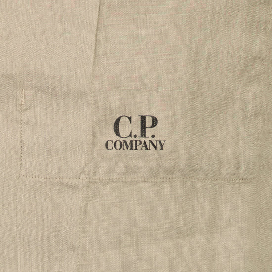 Long Sleeve Linen Overshirt - Casual Basement