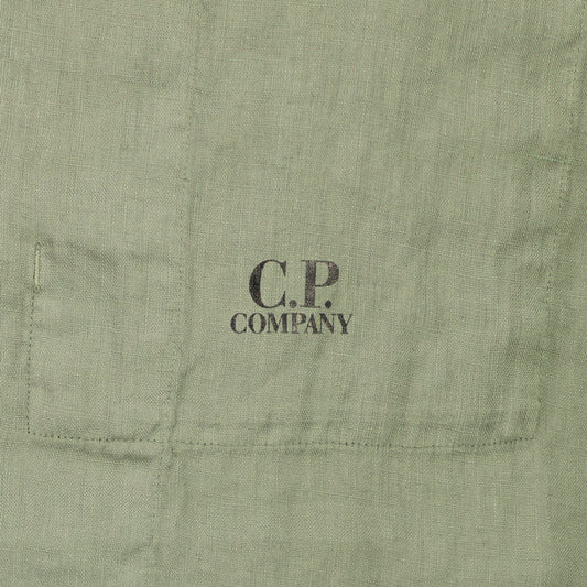 Long Sleeve Linen Overshirt - Casual Basement
