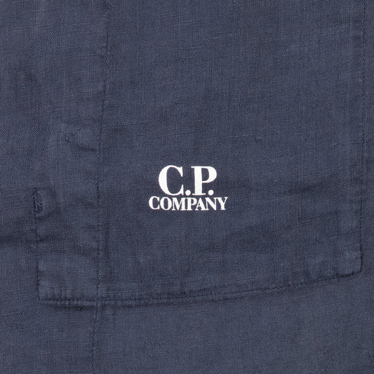 Long Sleeve Linen Overshirt - Casual Basement