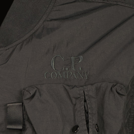 Chrome-R Multi-Pocket Bomber Jacket - Casual Basement