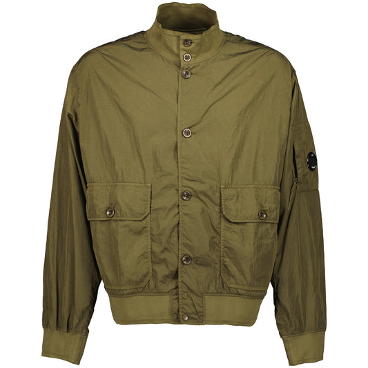 Chrome-R Lens Bomber Jacket - Casual Basement