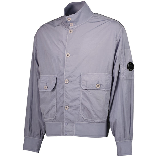 Chrome-R Lens Bomber Jacket - Casual Basement