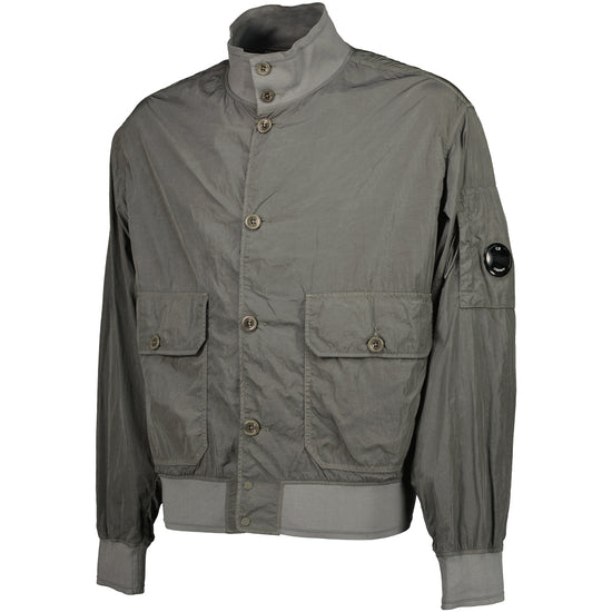 Chrome-R Lens Bomber Jacket - Casual Basement