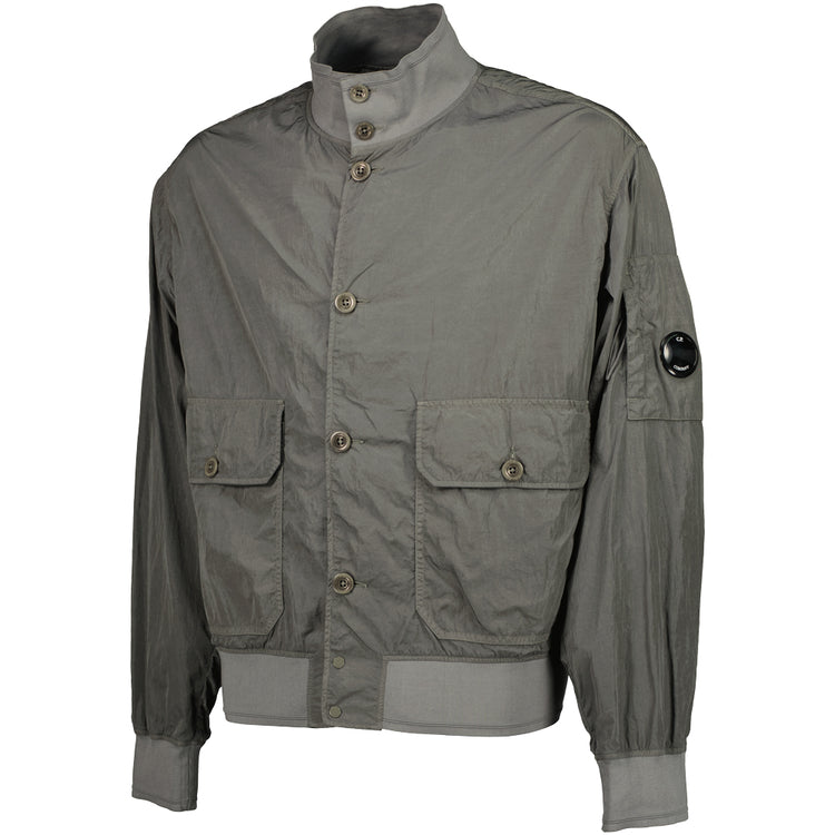 Chrome-R Lens Bomber Jacket - Casual Basement