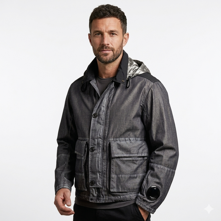 Rafia Mille Goggle Jacket - Casual Basement