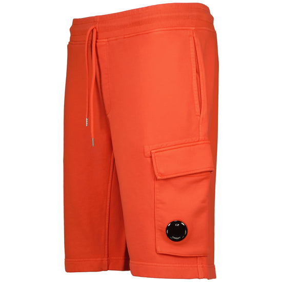 Cotton Diagonal Fleece Resist Dyed Lens Bermudas - Casual Basement